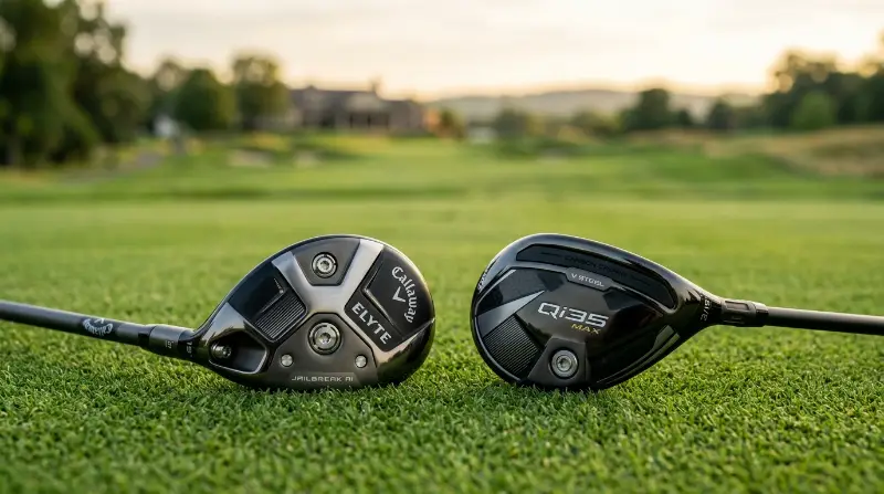 Callaway Elyte vs TaylorMade Qi35 Max Hybrid Comparison