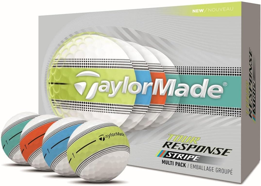 TaylorMade Tour Response Golf Balls, Enhanced 360° ClearPath Alignment