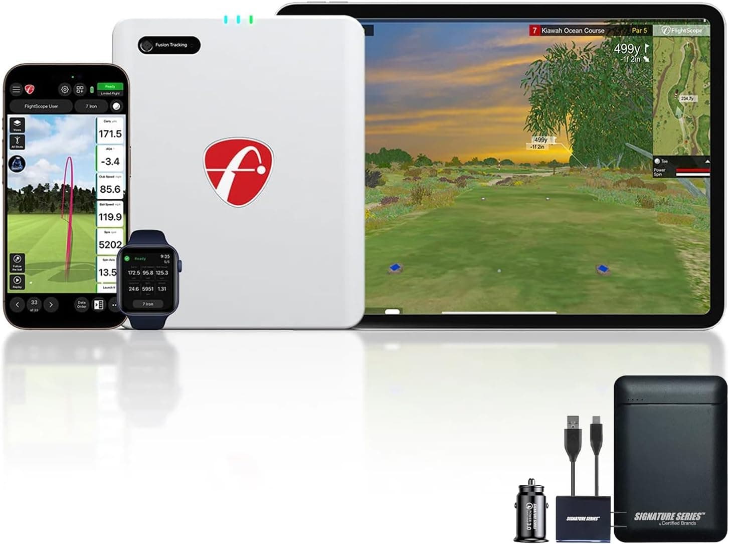 FlightScope Mevo Gen2 Portable Golf Launch Monitor and Simulator